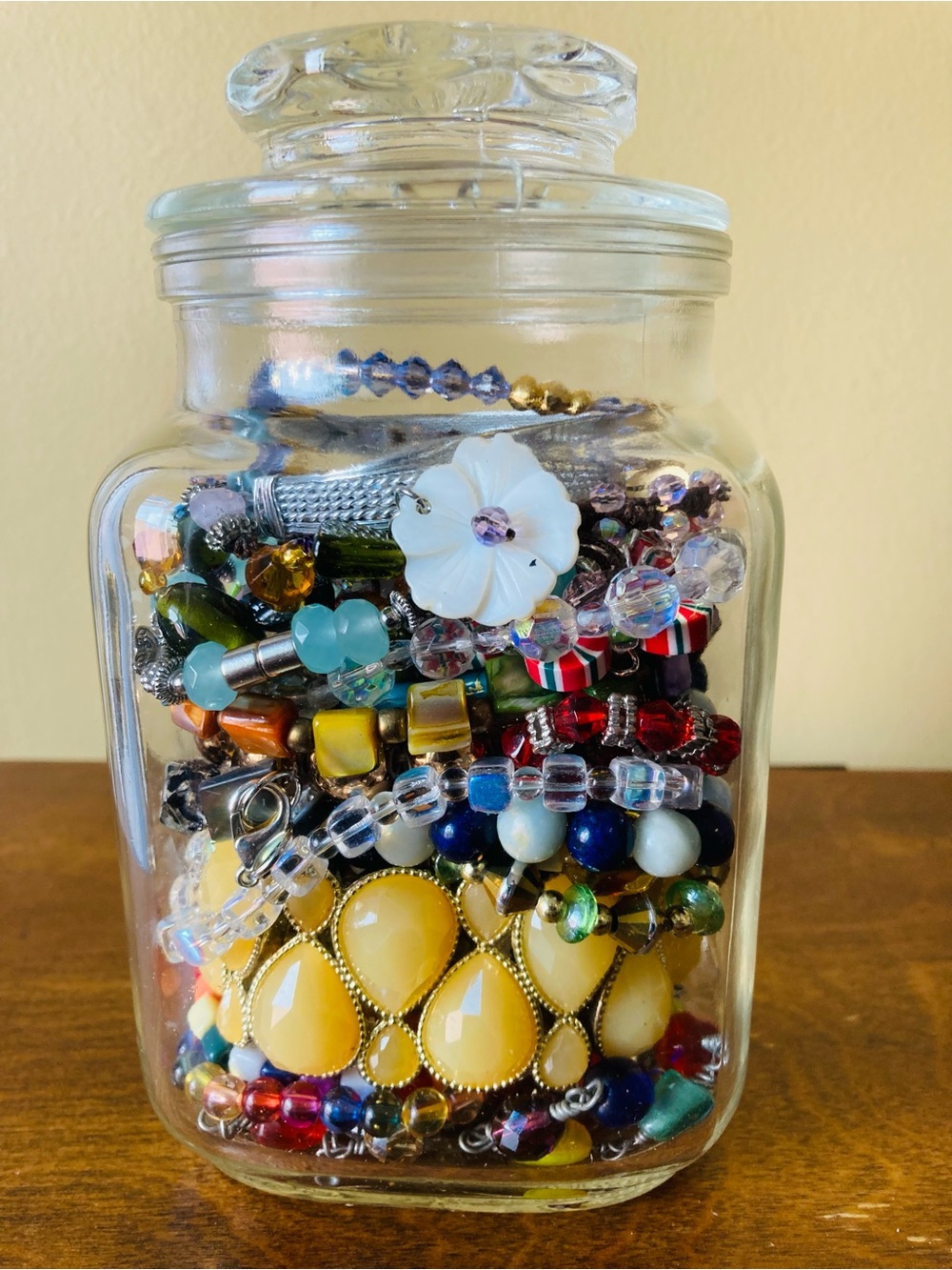 Colorful Jewelry Jar